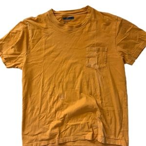 Large orange j crew shirt